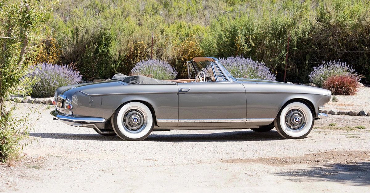 1957-BMW-503-Cabriolet-(Silver)---Side