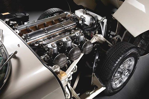 1965 Jaguar E-Type Engine Bay