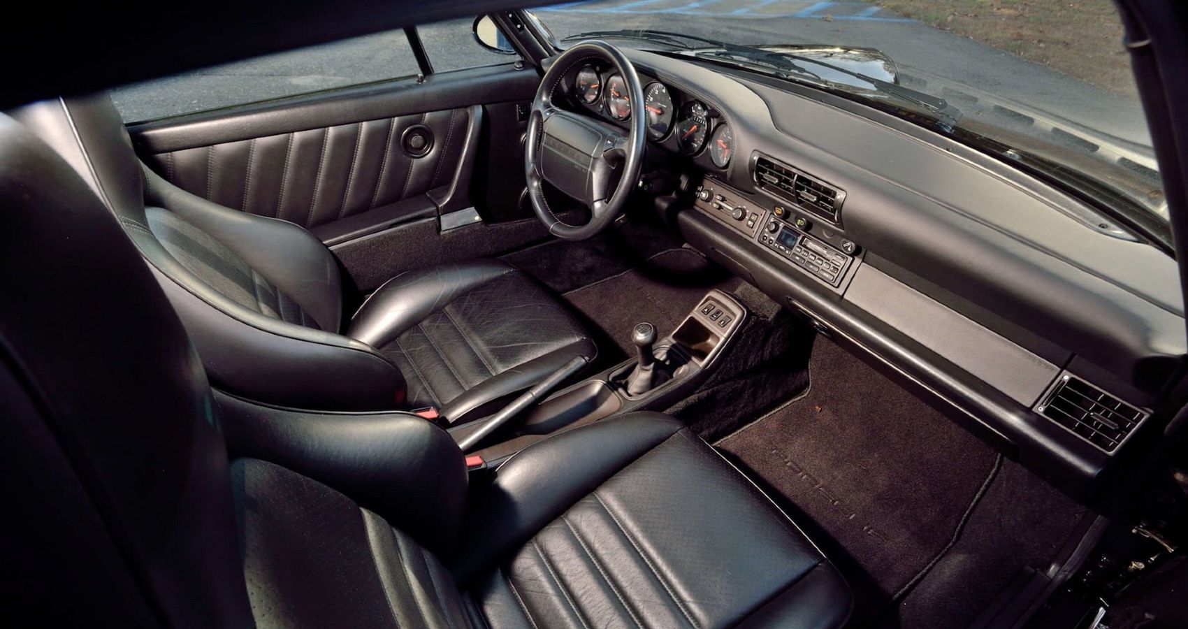 1994 Porsche 911 Turbo interior view