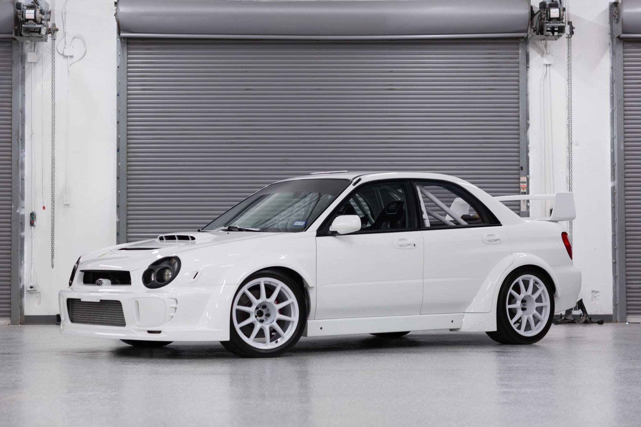 White 2002 Subaru WRX STi