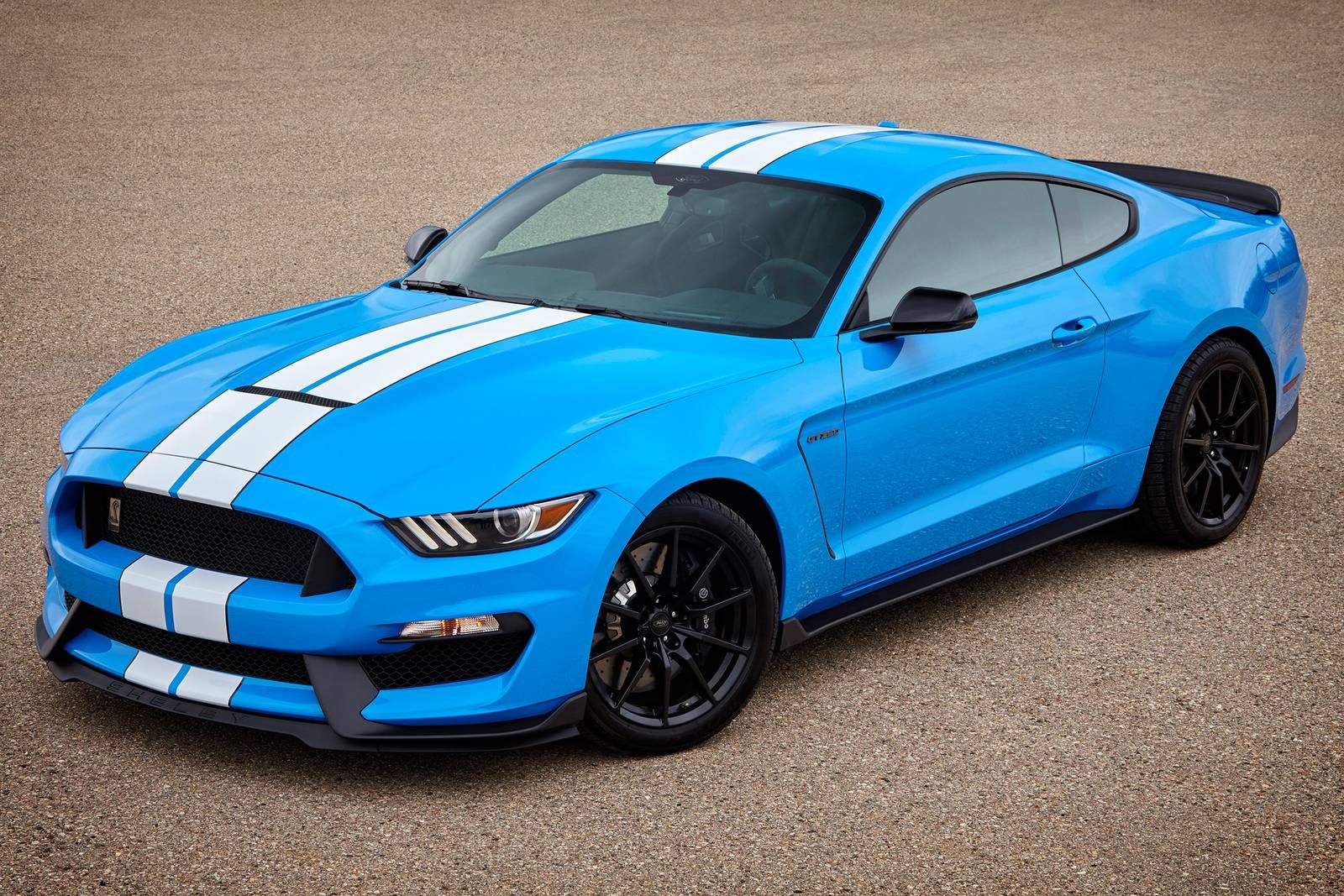 Blue 2017 Ford Mustang Shelby GT350