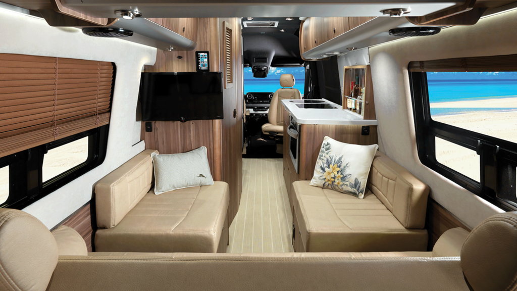 A Detailed Look Inside Airstream's Tommy Bahama Interstate Camper Van