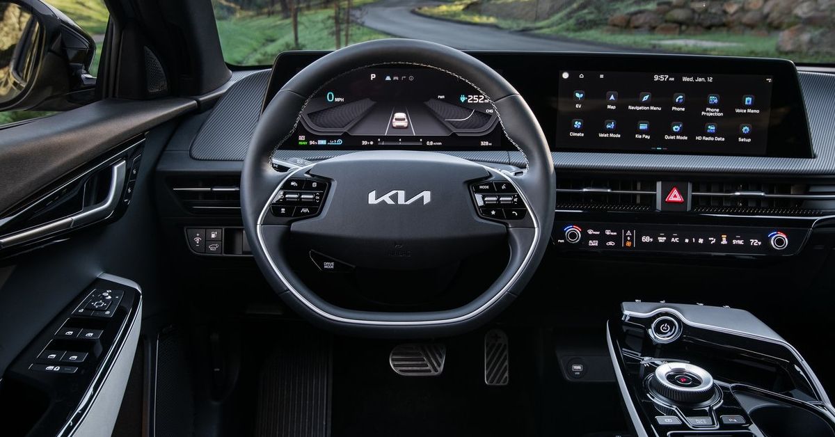 2022 Kia EV6 interior 