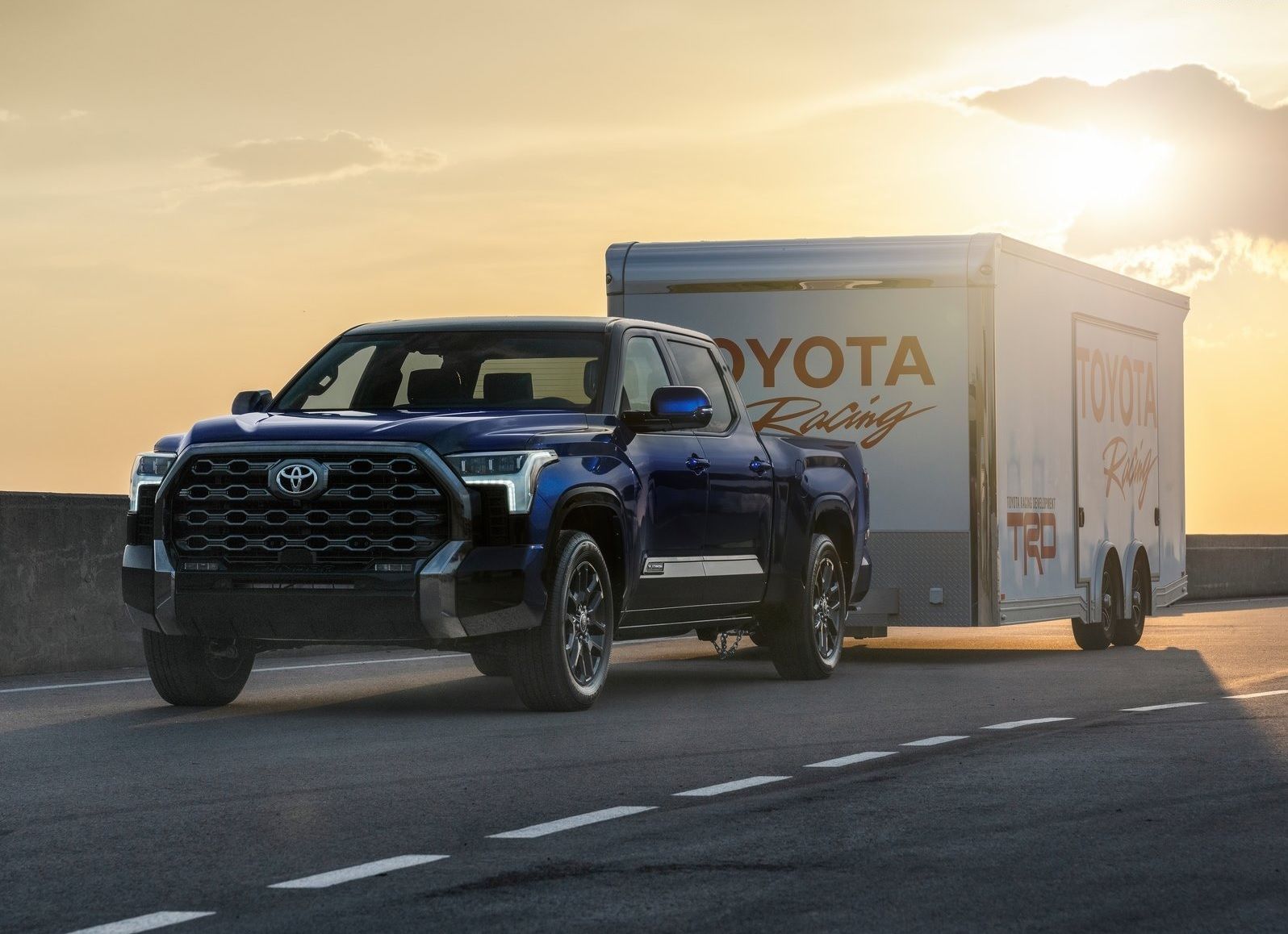 2022 Toyota Tundra Blue Towing