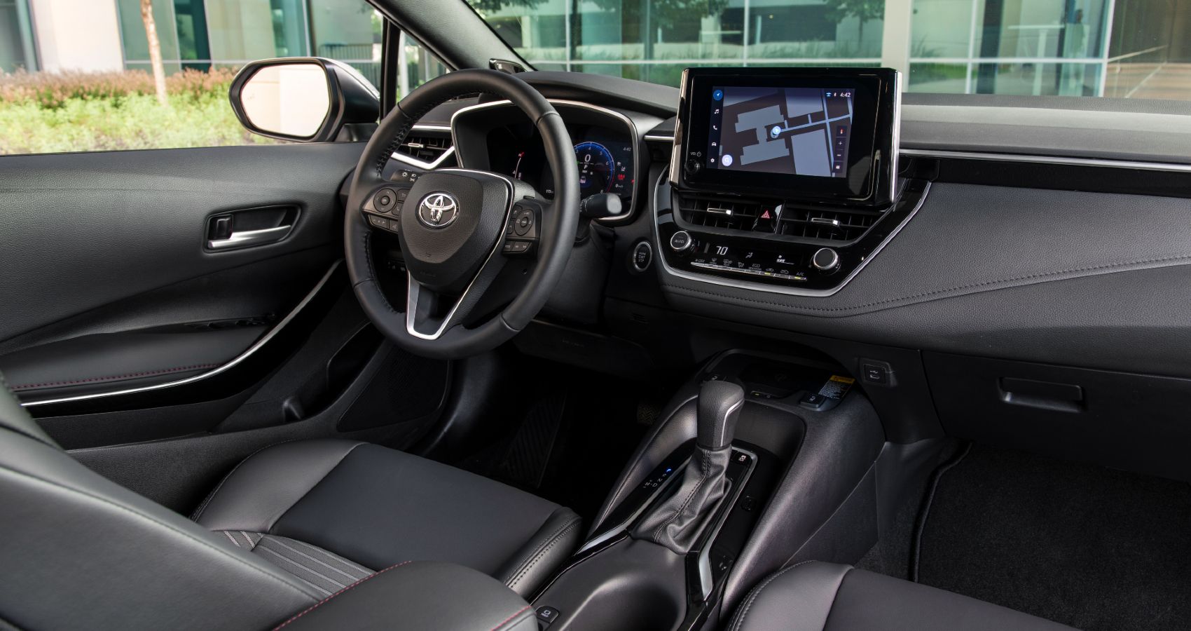 Everything You Need To Know About The 2023 Toyota Corolla Family   2023 Toyota Corolla Sedan Interior Dashboard View 