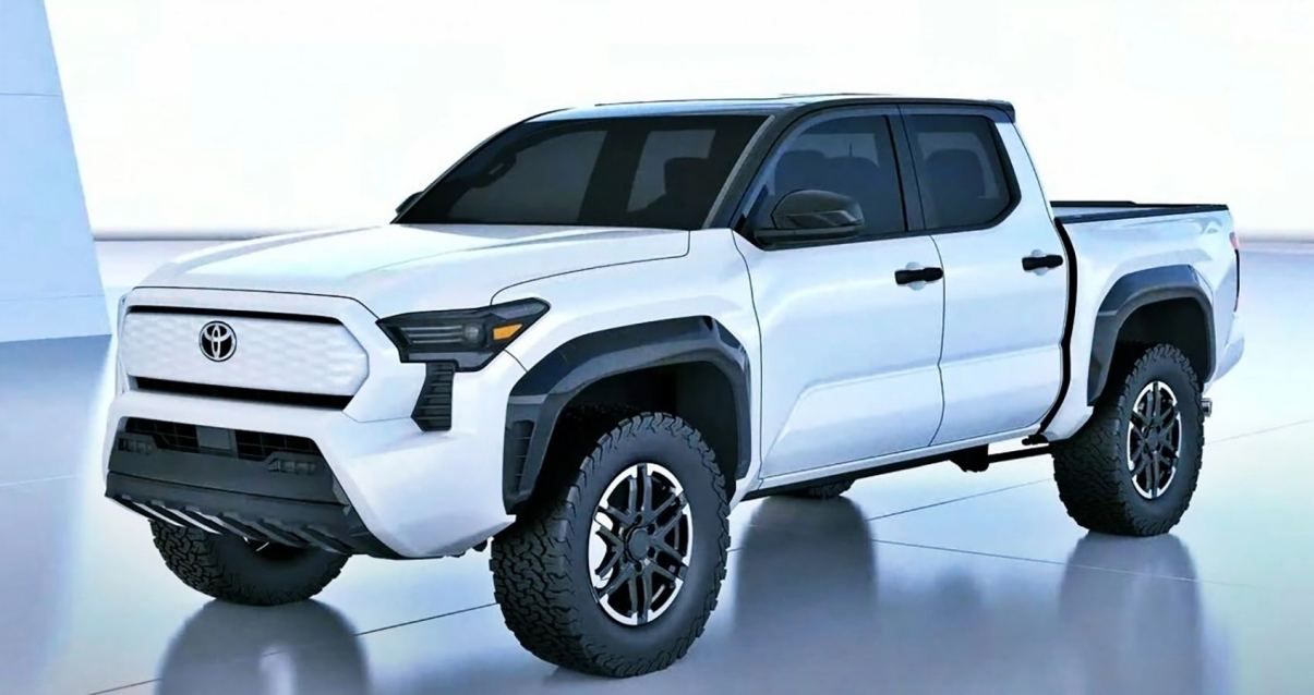 2023 Toyota Tacoma Mpg   2024 Electric Toyota Tacoma Front Angle 