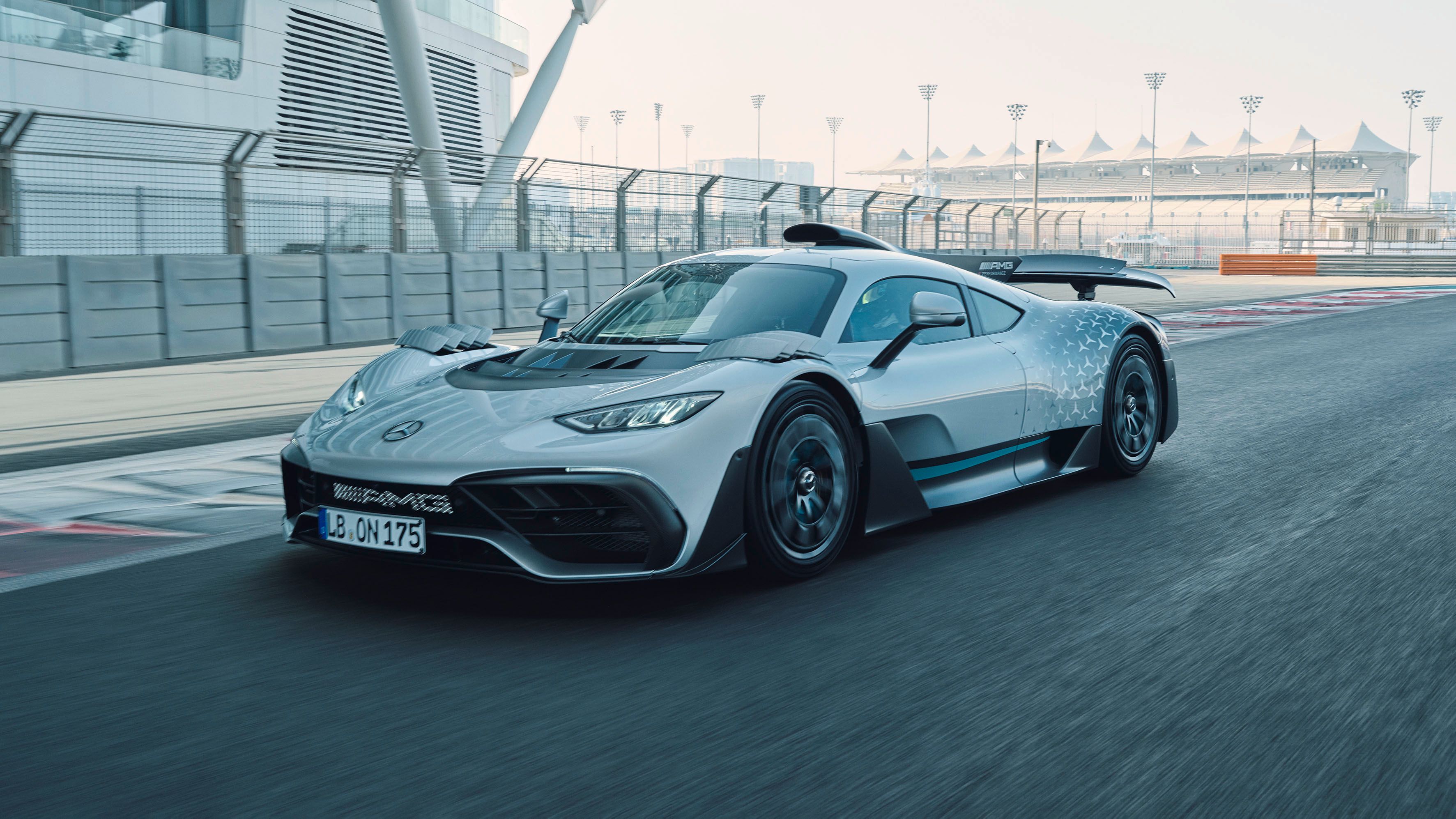 Mercedes-AMG Project ONE Front Quarter View At Yas Marina