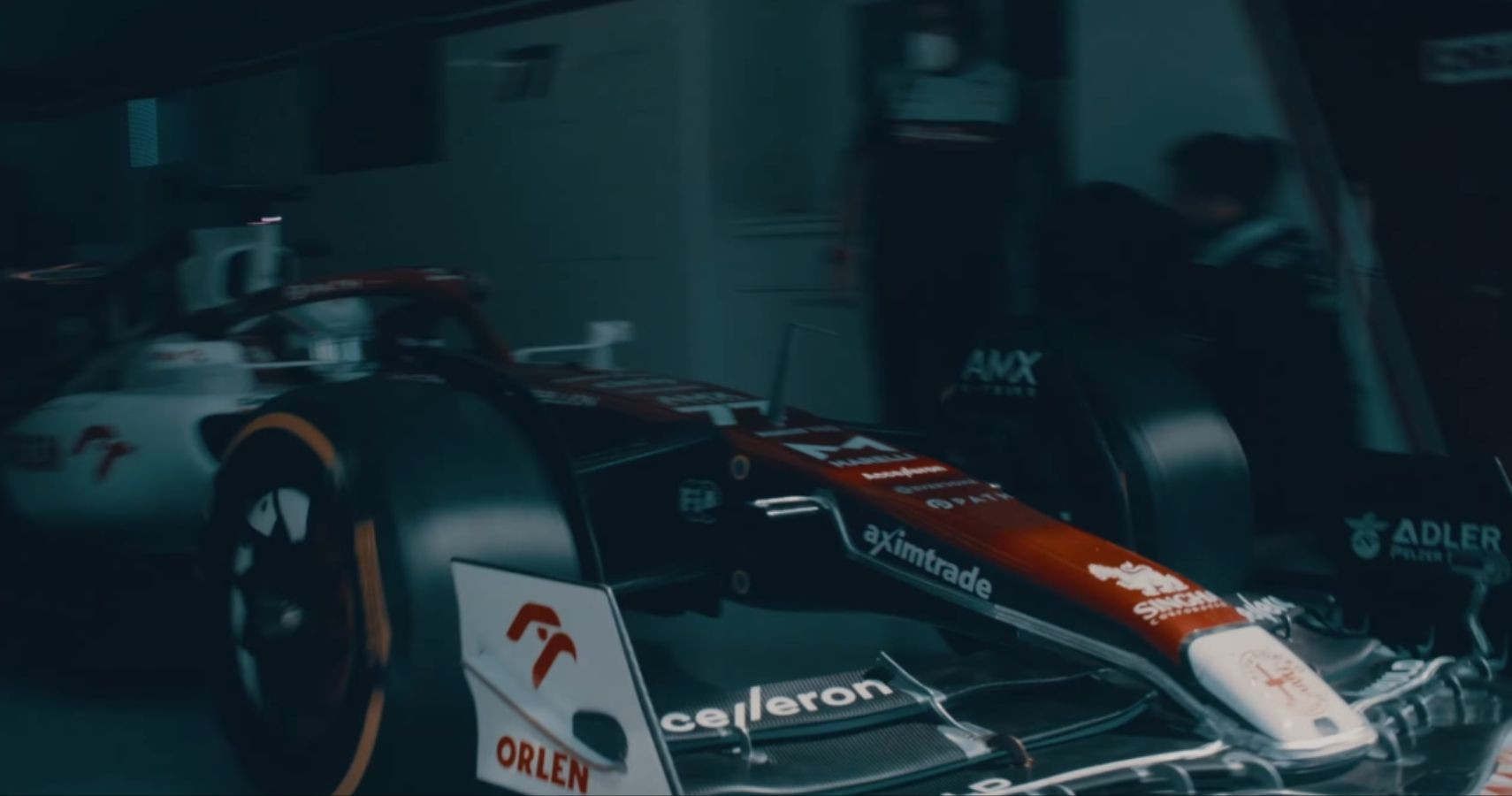Alfa Romeo F1 Beyond The Visible Bottas Leaving Garage