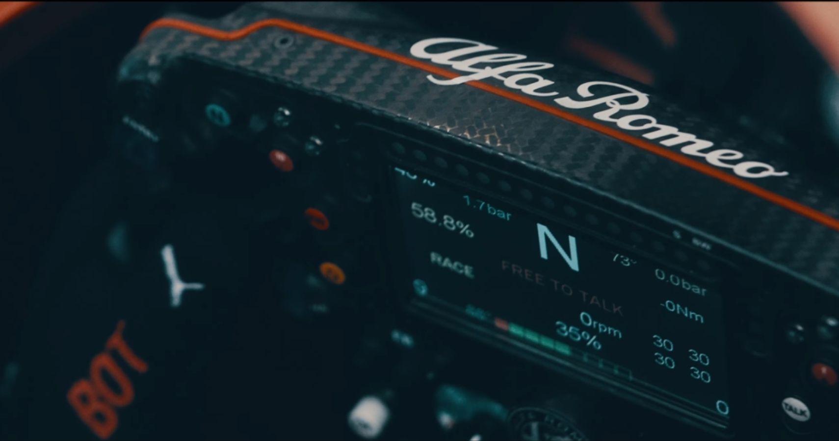 Alfa Romeo F1 Beyond The Visible C42 cockpit