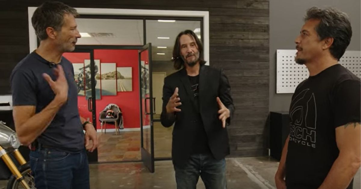 See Keanu Reeves Show Hotcars Around Arch Motorcycle Co With Gard Hollinger 4503