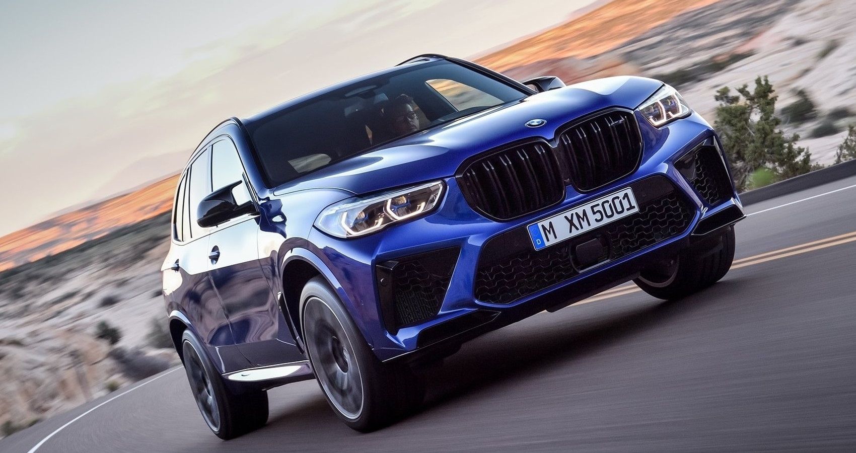 BMW X5 M Competition On The Road