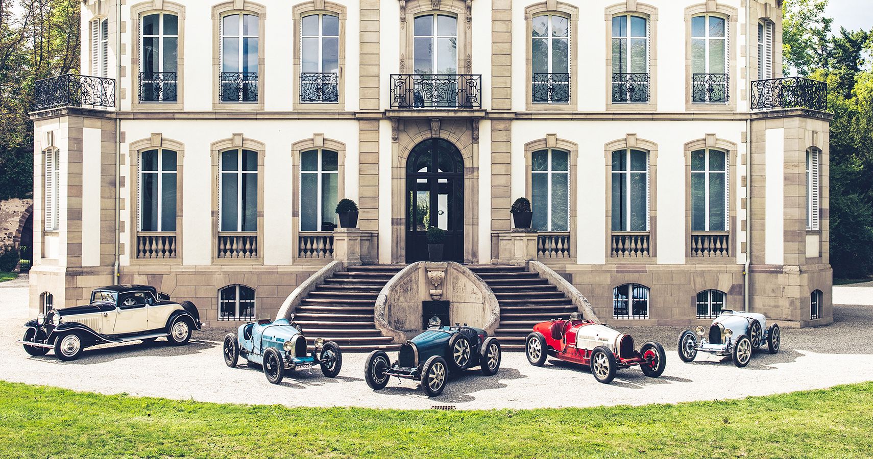 Bugatti pre-war cars at Molsheim