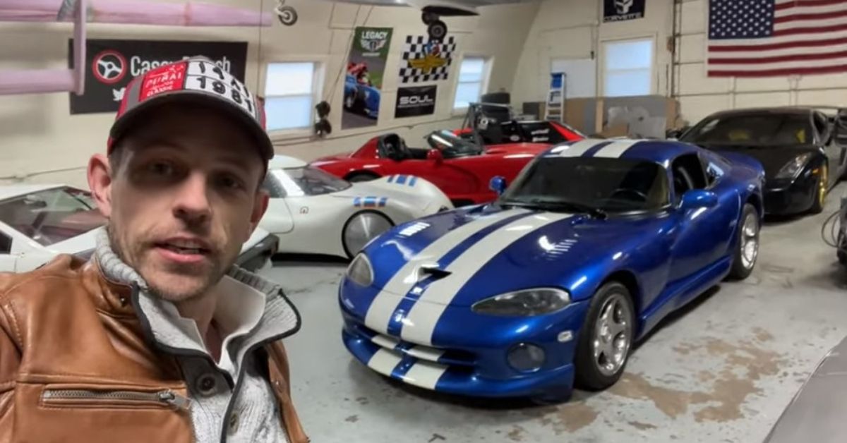 Casey Putsch YouTube Channel  Casey Putsch with new 1997 Dodge Viper GTS front side view