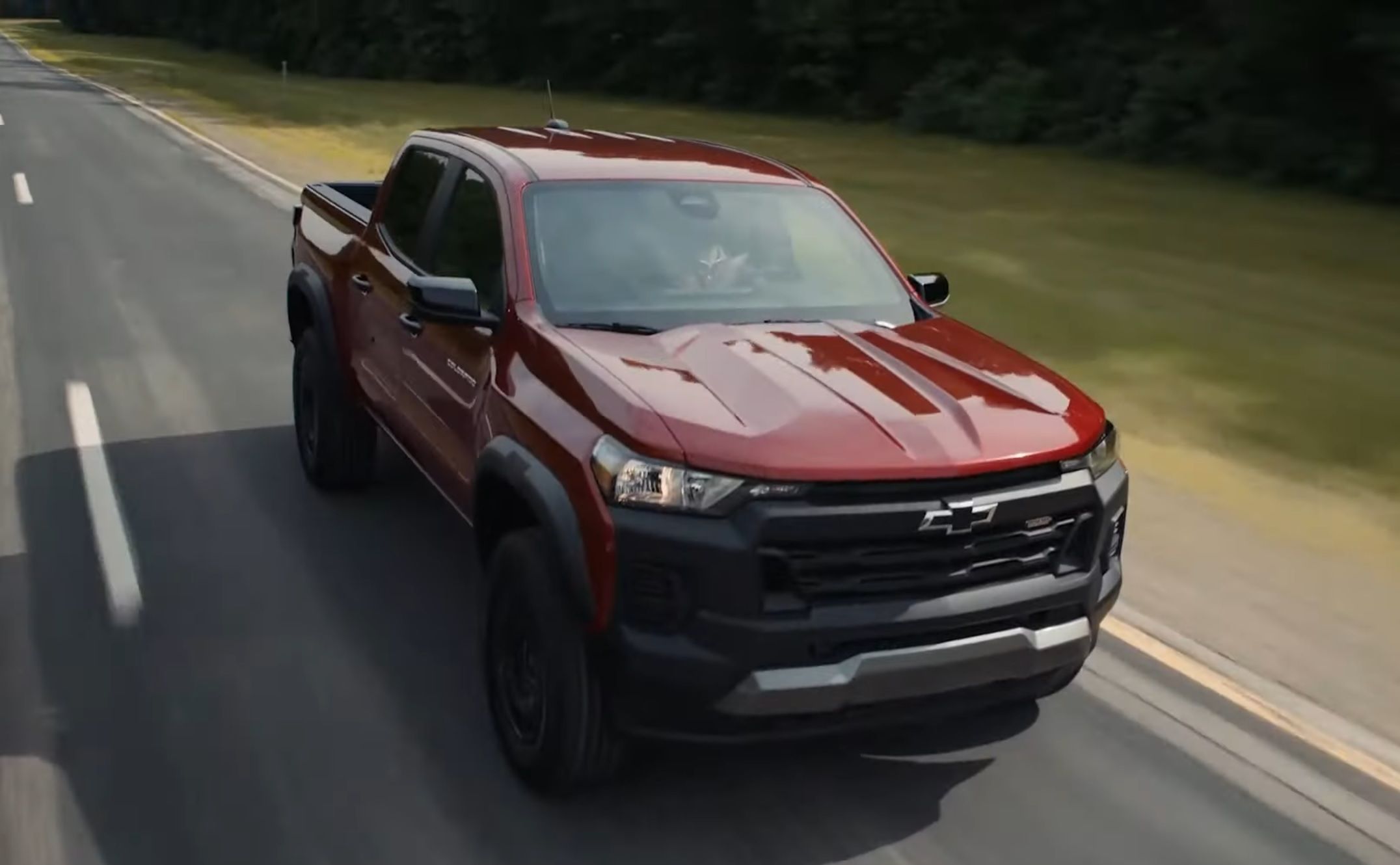 Chevy Colorado Trail Boss On the road