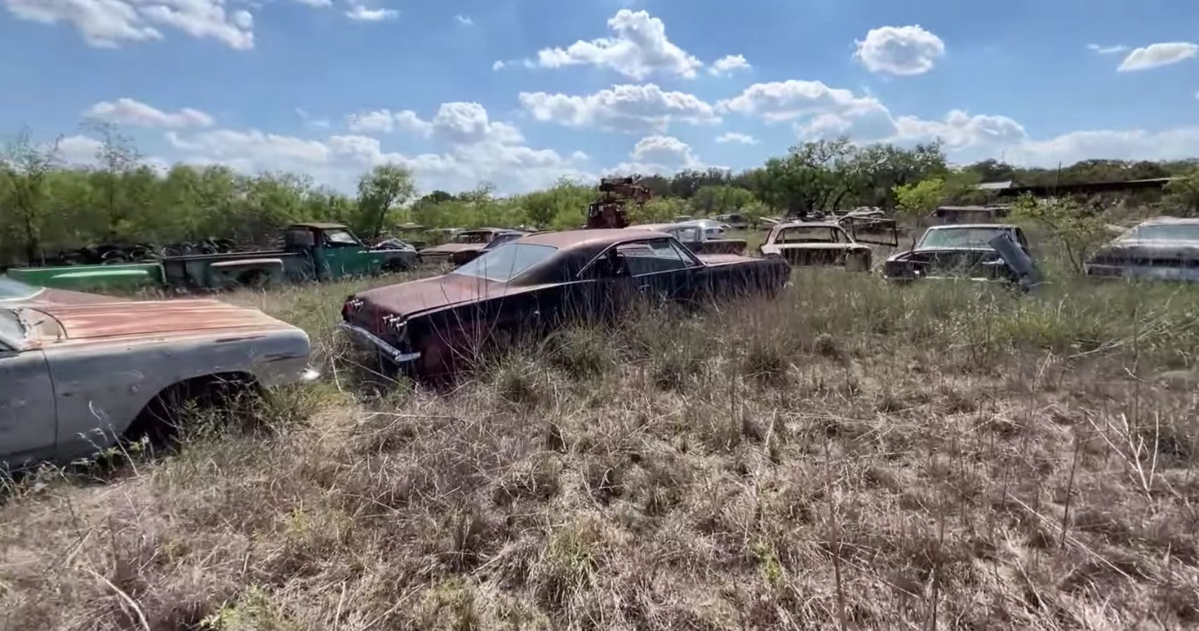 See The Classic Car Graveyard In Texas Filled With Mopar And GM Icons