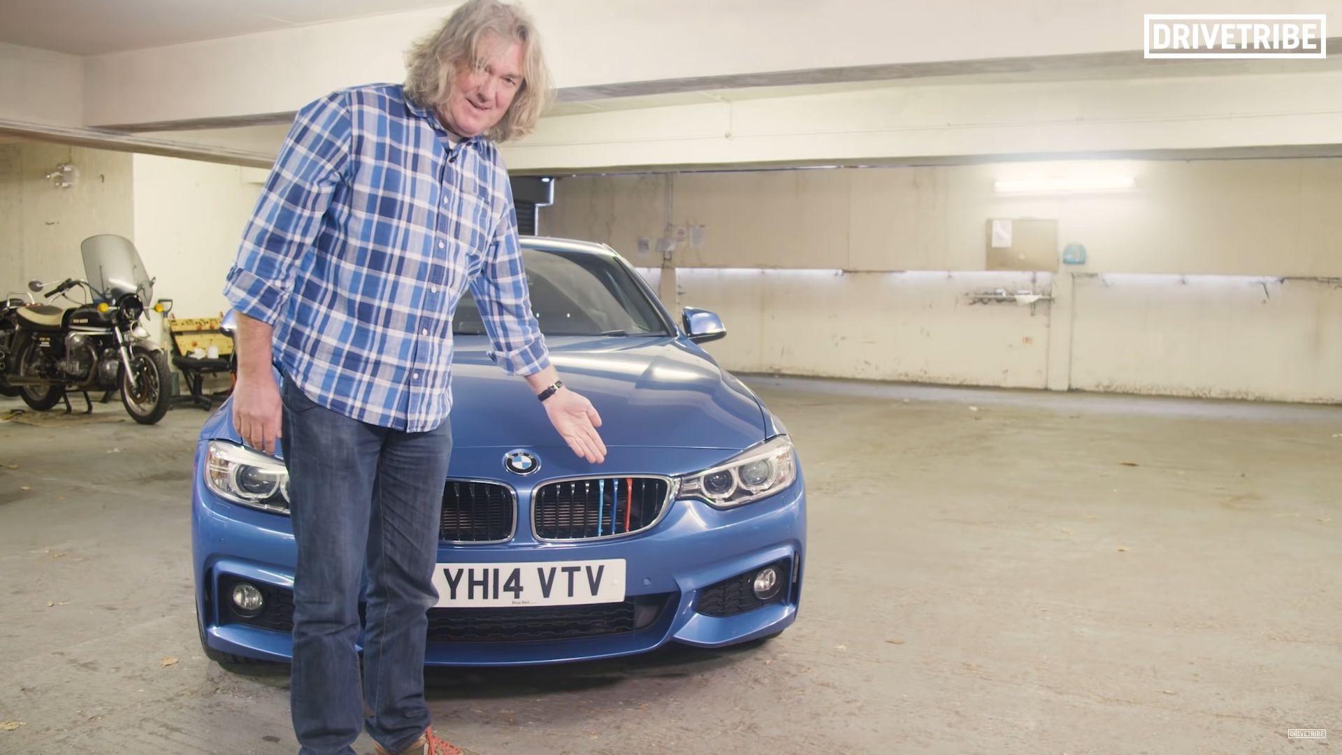 James May Unpimp My Ride In Front Of BMW 240i With M Stickering On Grille