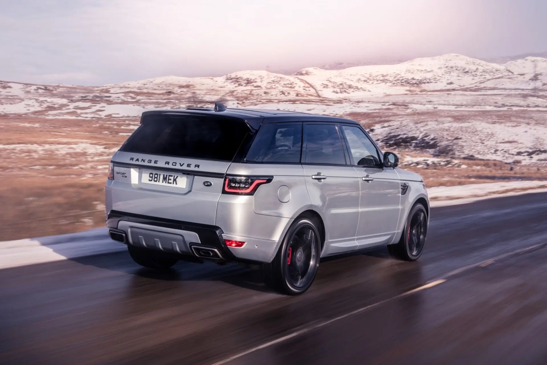 Land Rover Range Rover Sport HST trim on the road