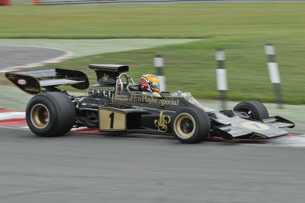 Lotus 72 on the track