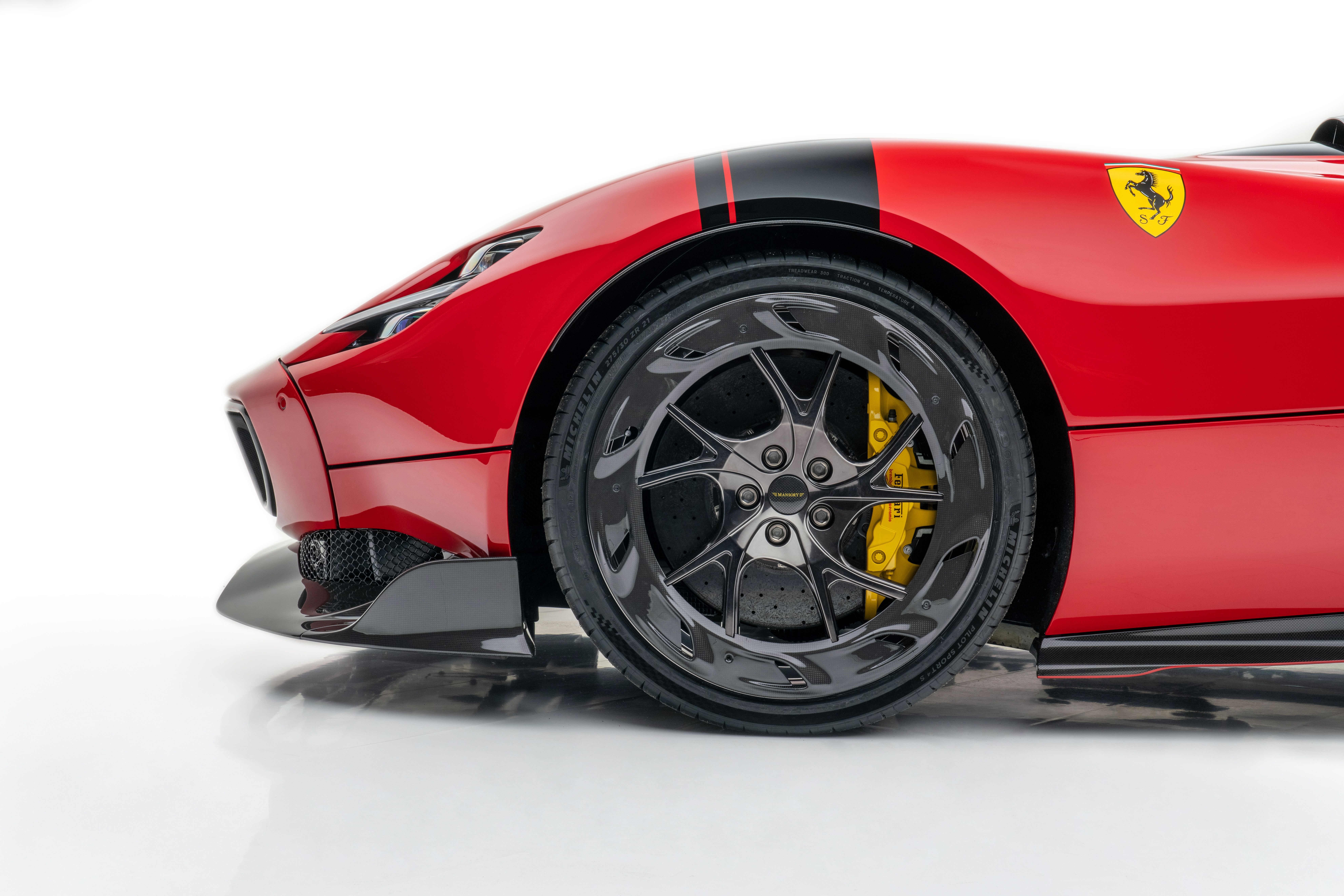 2022 Red Mansory Ferrari Monza SP2 21-inch Forged Wheels