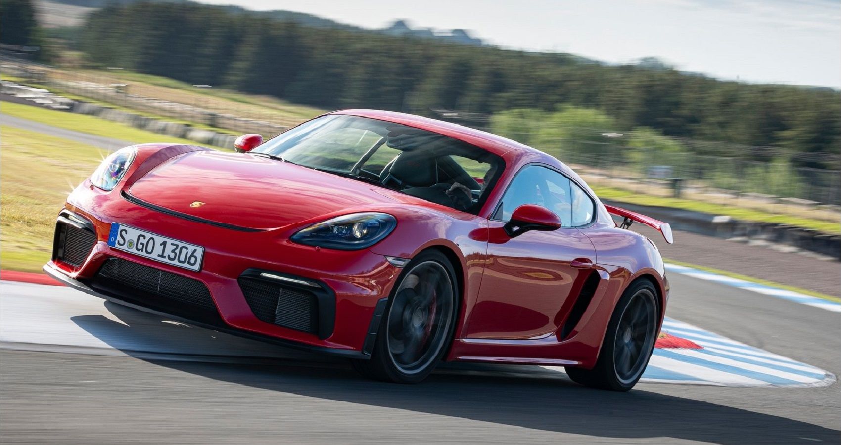 Red 2021 Porsche 718 Cayman GT4 