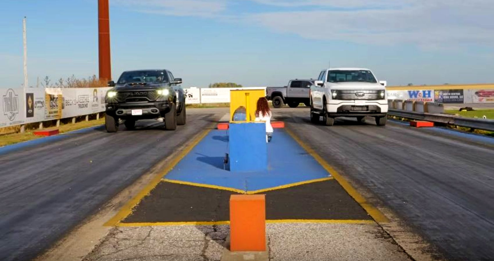 This Ford F150 Lightning And Ram TRX Drag Race Settles The Ultimate Debate