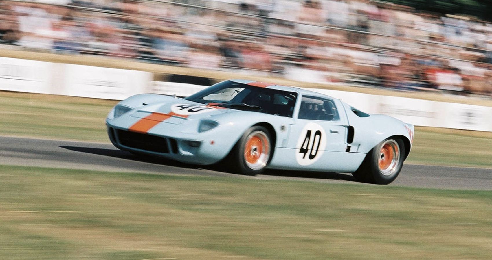 The Ford GT40 in colour racing