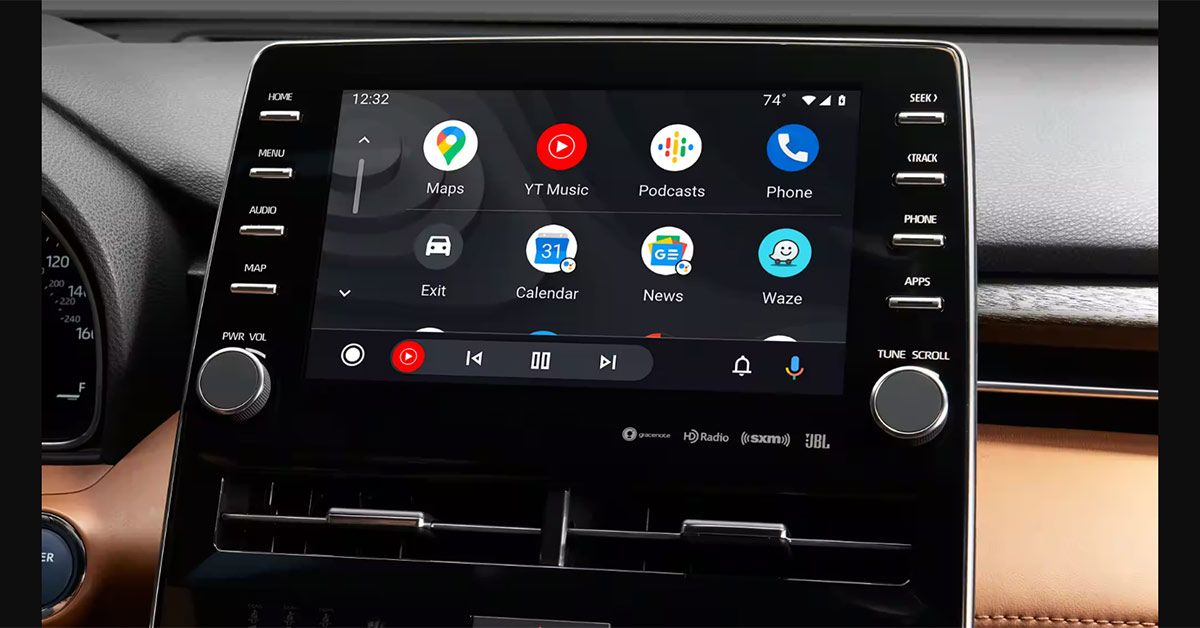 Toyota's Android Auto-compatible infotainment system