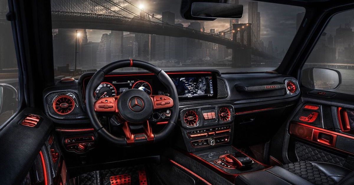 A Peek Inside The Brabus P 900 Rocket’s Luxurious (And Very Red) Cabin