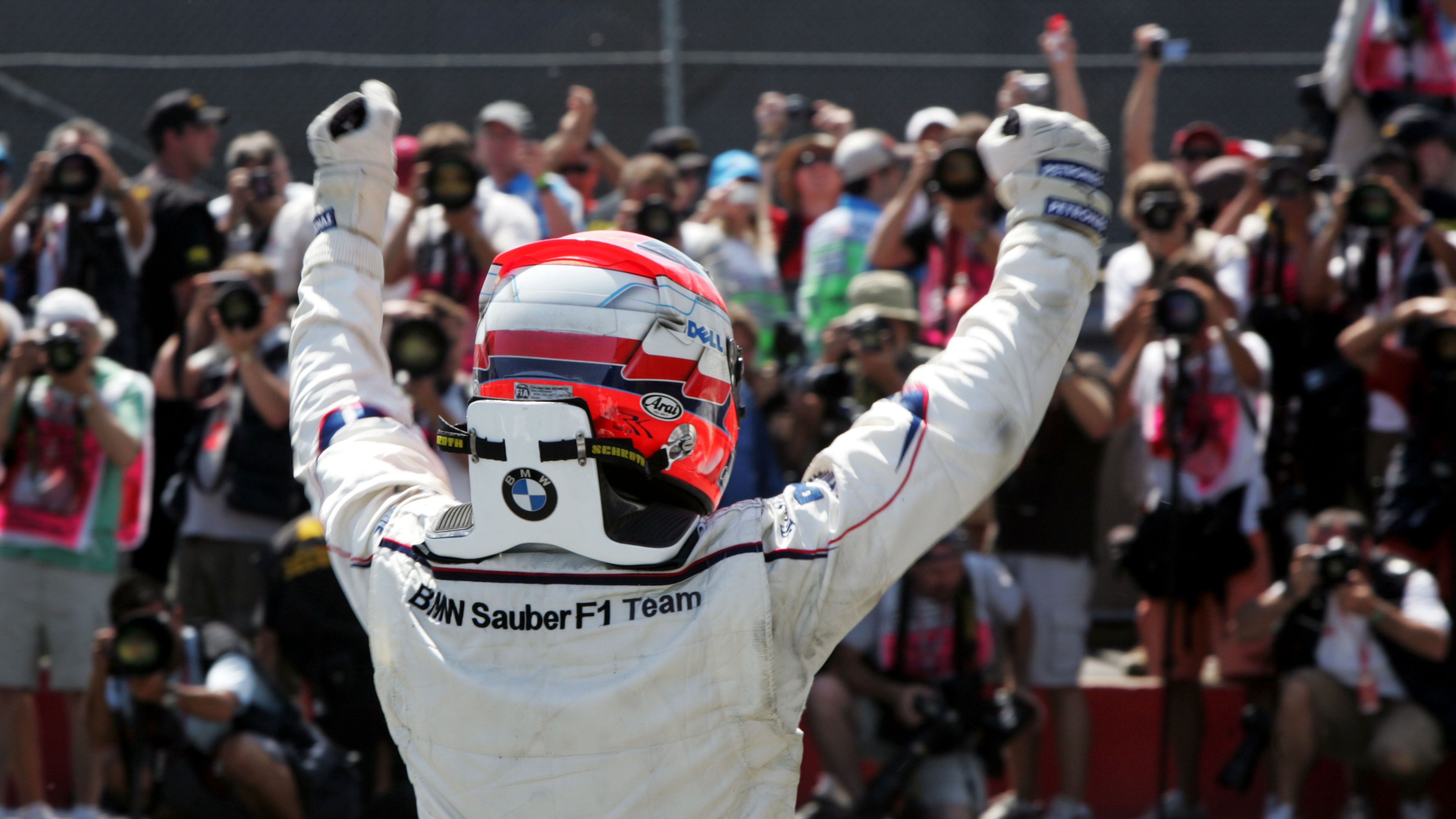 Robert Kubica After Winning The 2008 Canadian Grand Prix