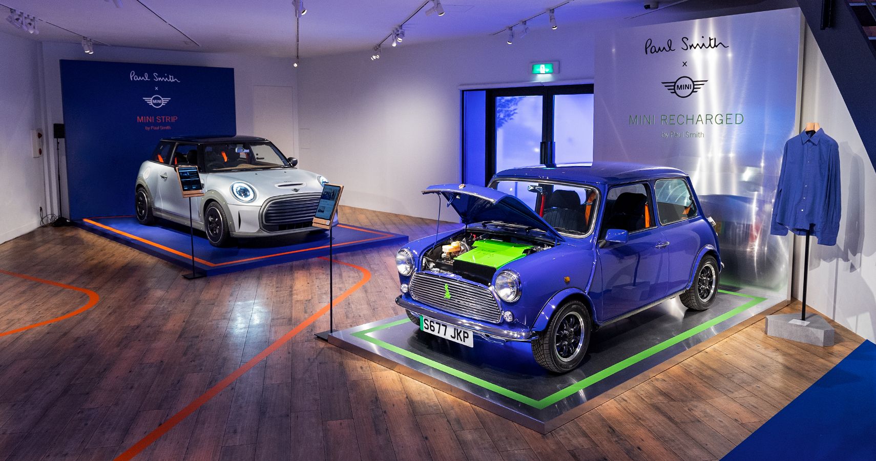 Gallery interior, MINI Strip and MINI Recharged