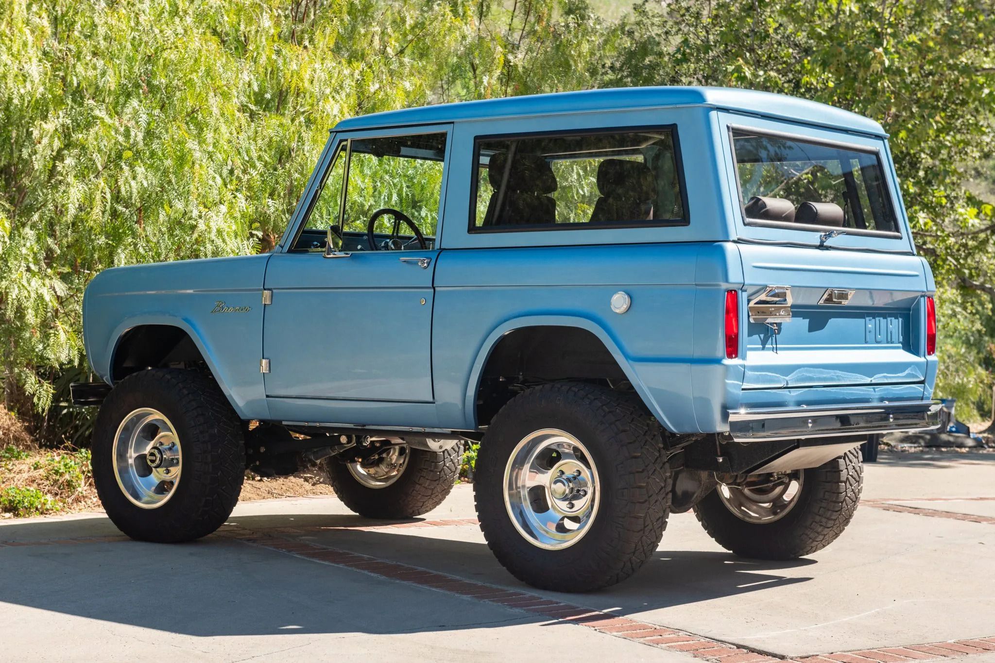 1966 Ford Bronco Parked Outside