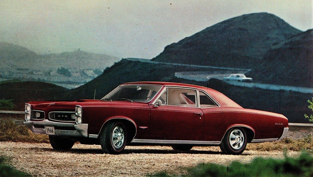 Red 1967 Pontiac GTO