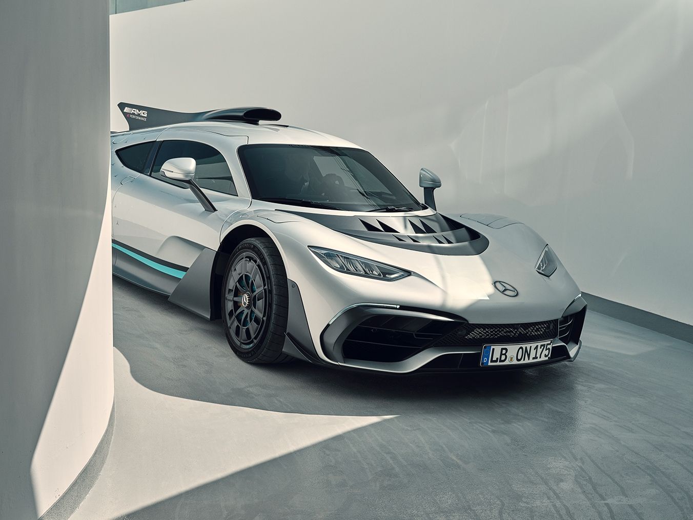 Mercedes-AMG ONE Front Quarter View Yas Marina