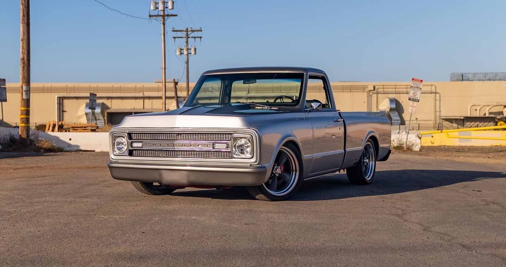 Ls Swapped Chevy C Is A Slammed Patina Smoke Show Video Sexiezpix Web Porn