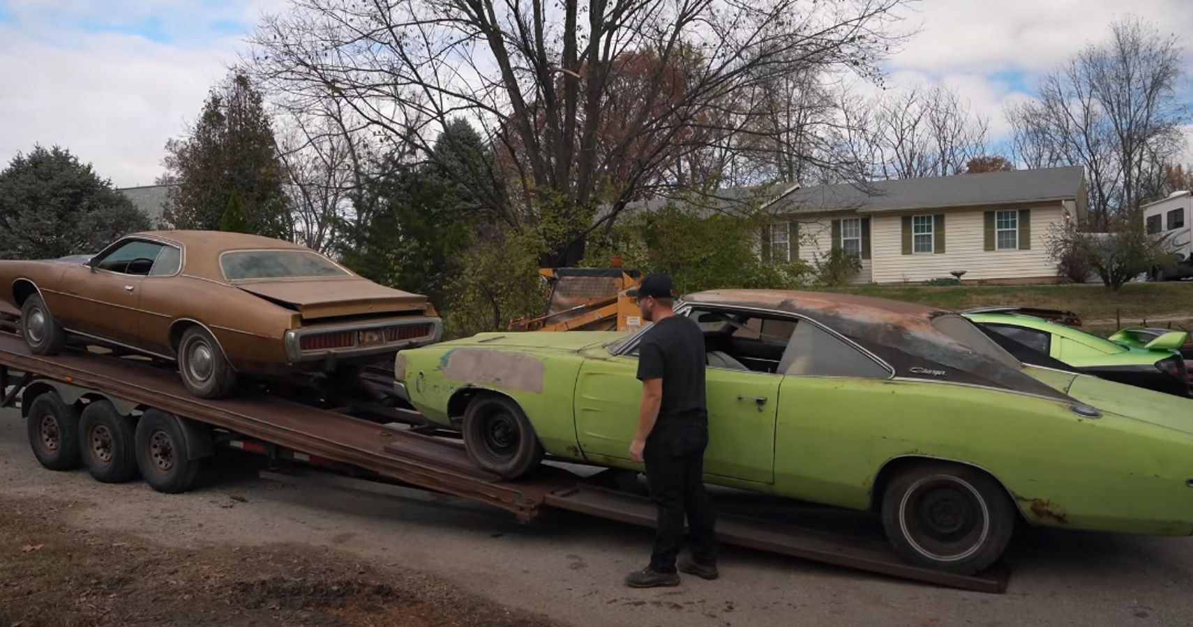 Dennis Collins Finds Hidden Treasure With This Pair Of Classic Dodge Chargers