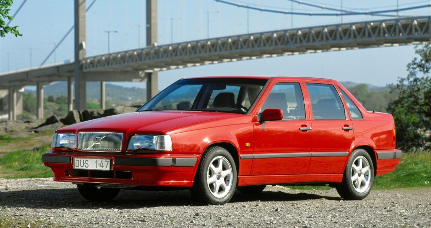1991 Volvo 850 GLT Red
