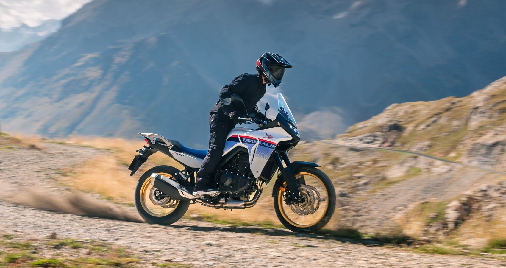 Off-roading on the Honda XL750 Transalp