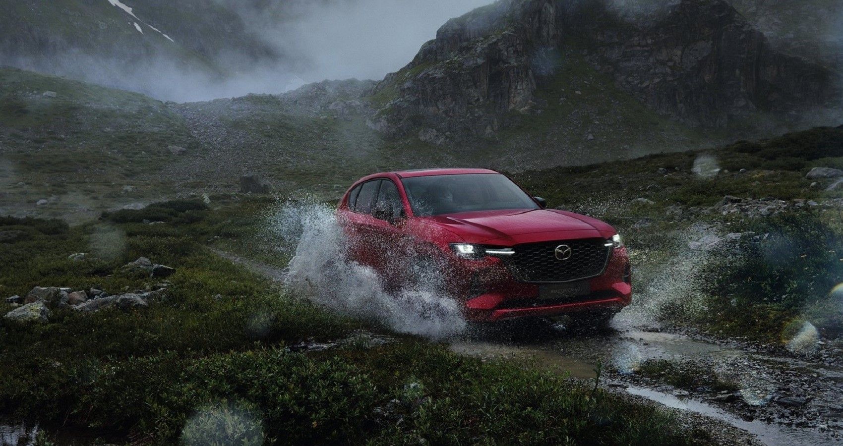 2023 Mazda CX-60, front, water