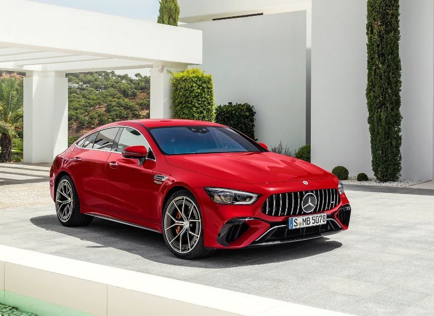 Red 2023 Mercedes-AMG GT 63 S E Performance 