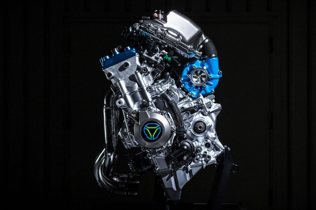2024 Kawasaki hydrogen motorcycle engine