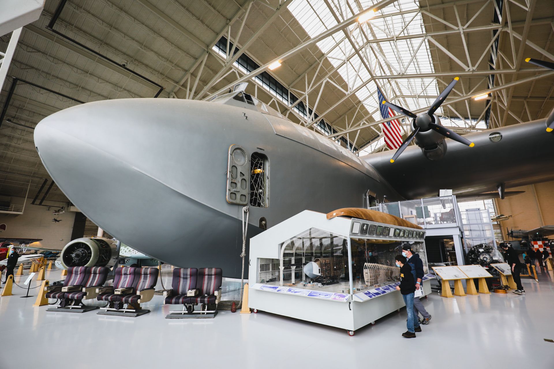 The Spruce Goose On Display At Evergreen Museum