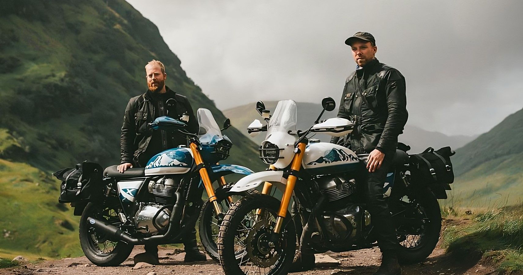Custom Royal Enfield INT650-Based Scramblers Are Bikerbnb's Personal Runabouts