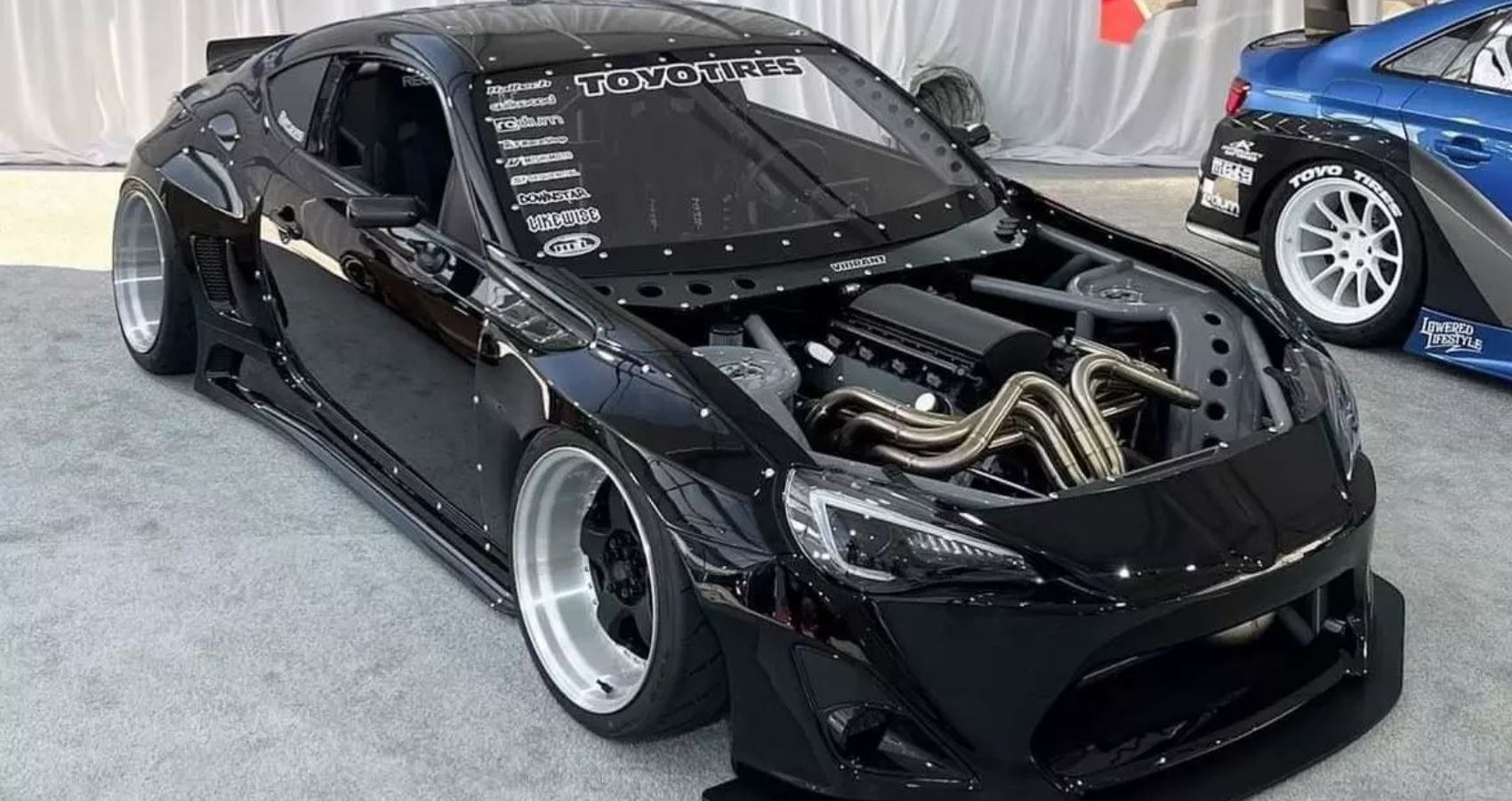 Front three-quarter view of Modified Toyota 86 by Cameron Cocalis