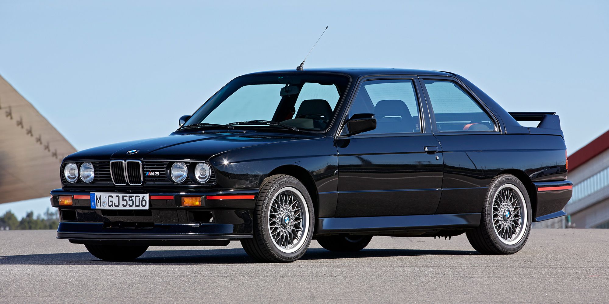 BMW M3 E30 Sport Evolution Front Quarter Black