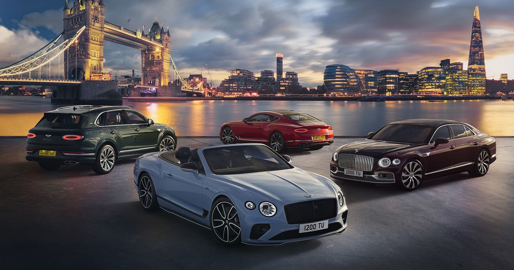 Bentley Motors vehicles London bridge