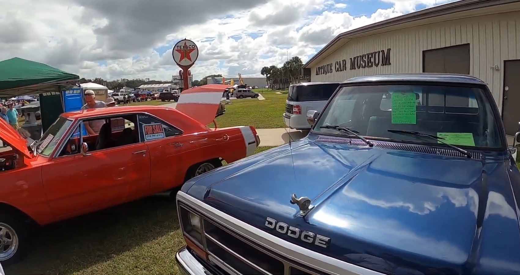 Sean Covering The Don Garlits' Collector Car Sale Corral At The 2022 Mopar Show