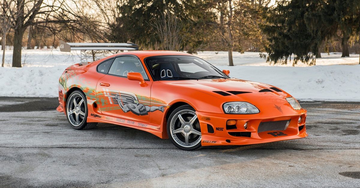 Fast and Furious Paul Walker Supra Parked Outside