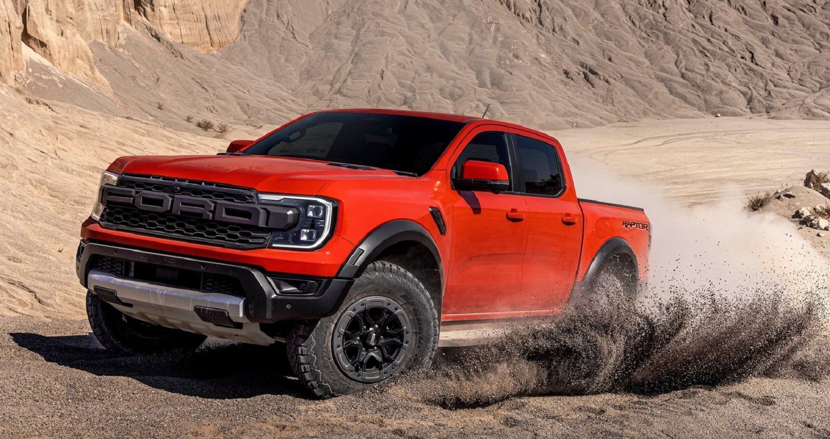 Ford Ranger Raptor 2023, front