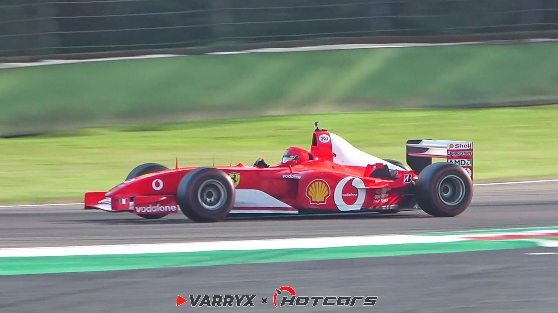 Ferrari F2004 Imola 2022 side view