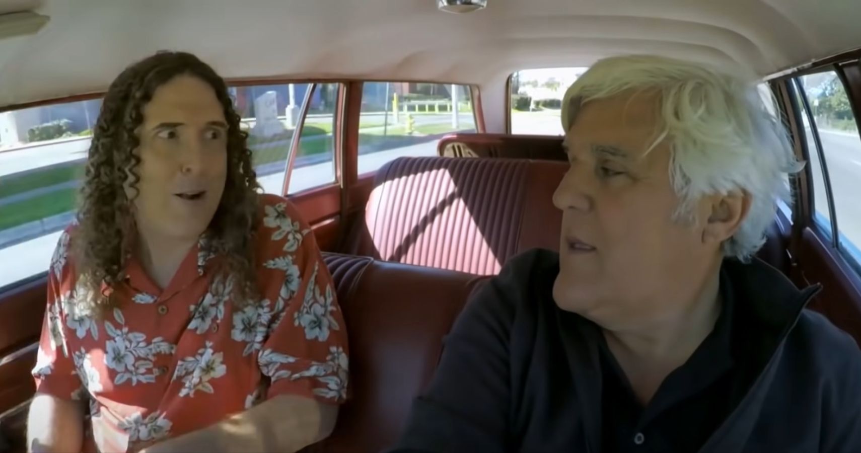 Jay Leno With Weird Al Inside 1966 Plymouth Belvedere